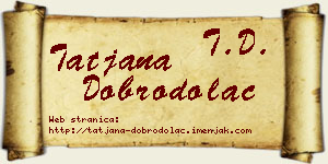 Tatjana Dobrodolac vizit kartica